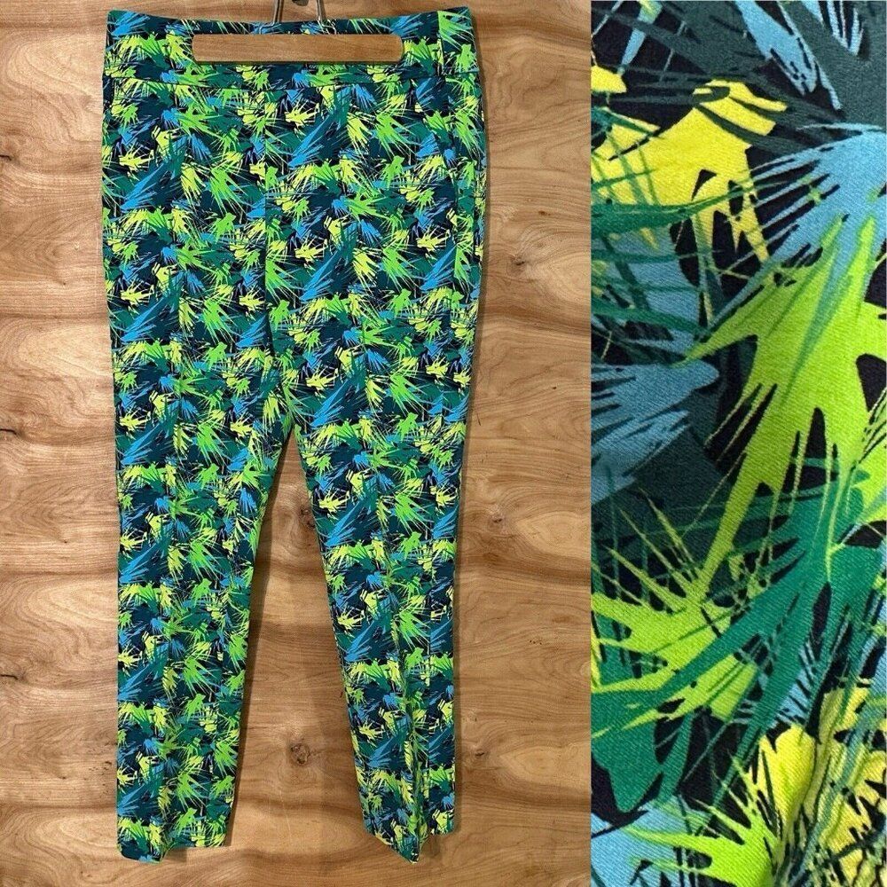 Soft Surroundings Pants Chinos Womens Medium Stretch Skinny Floral Pull On